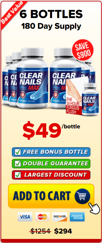 Clear Nails Max 6 Bottle